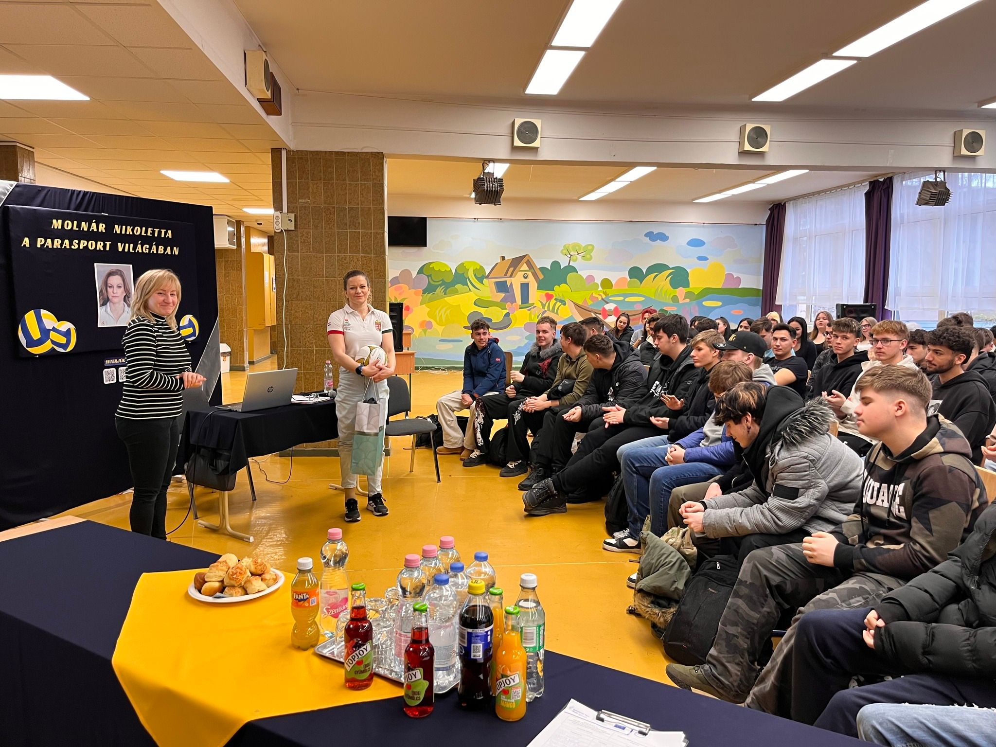 Molnár Nikoletta, paralimpikon sportoló volt a JASZK vendége