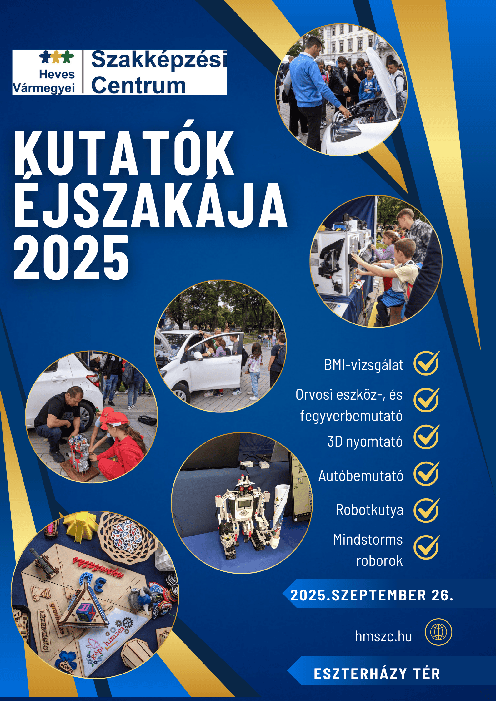 A Heves Vármegyei Szakképzési Centrum intézményei a Kutatók Éjszakáján!