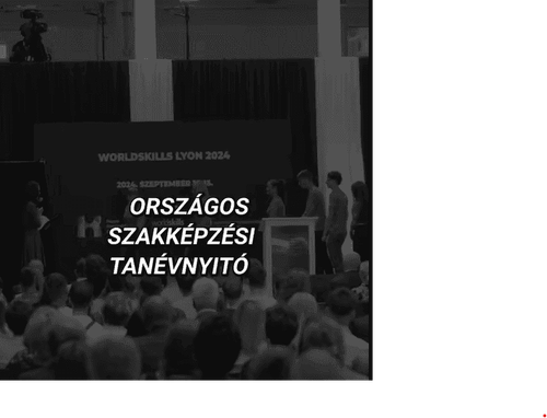 Országos szakképzési tanévnyitó