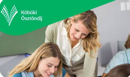 KÖBÜKI tehetséggondozó tanári ösztöndíj 2025